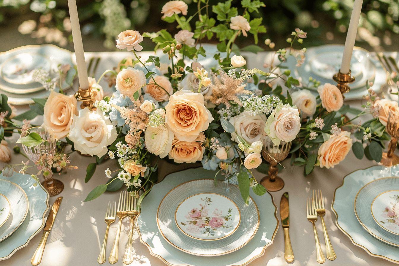 Décoration de table pour mariage : idées créatives et tendances 2023