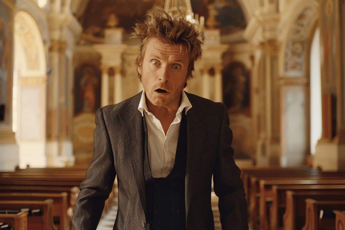 Incident de garde-robe pour David Hallyday au mariage de sa sœur