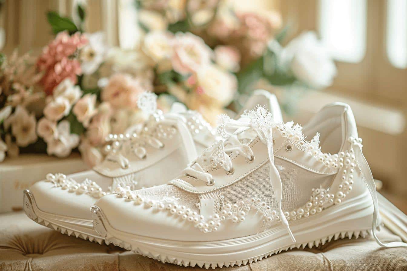 Baskets mariage : comment allier confort et style pour votre grand jour