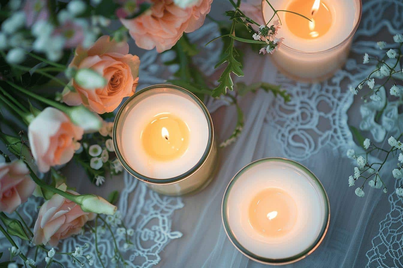 Bougies pour mariage : illuminez votre grand jour avec élégance
