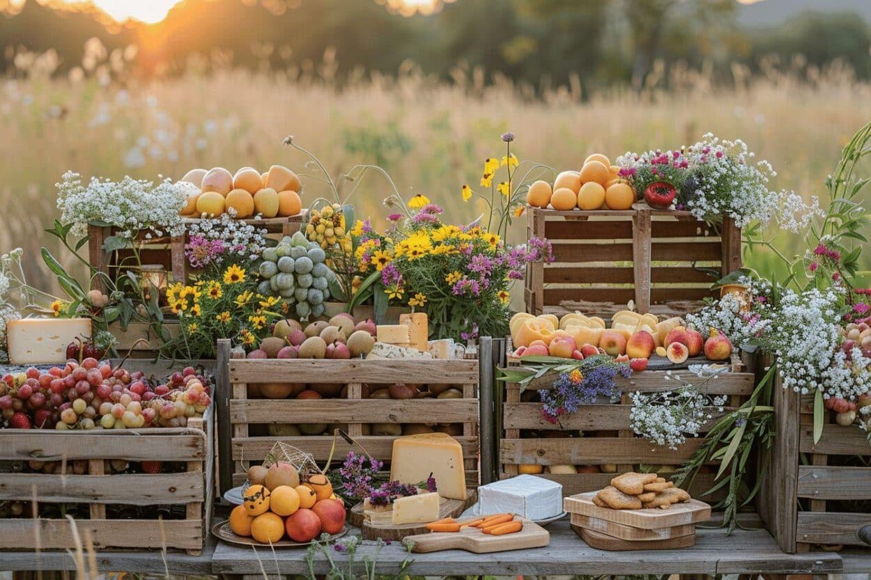 Buffet Pour Mariage Champ tre Id es Cr atives Et Uniques buffet-pour-mariage-champ-tre-id-es-cr-atives-et-uniques
