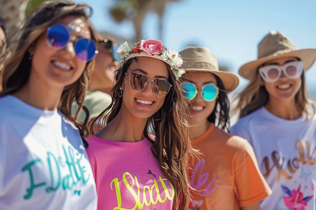 Créer des t-shirts personnalisés pour un evjf mémorable