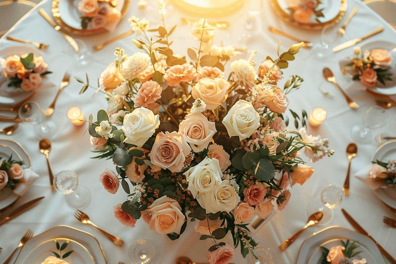 Déco table mariage ronde : idées créatives pour sublimer votre réception