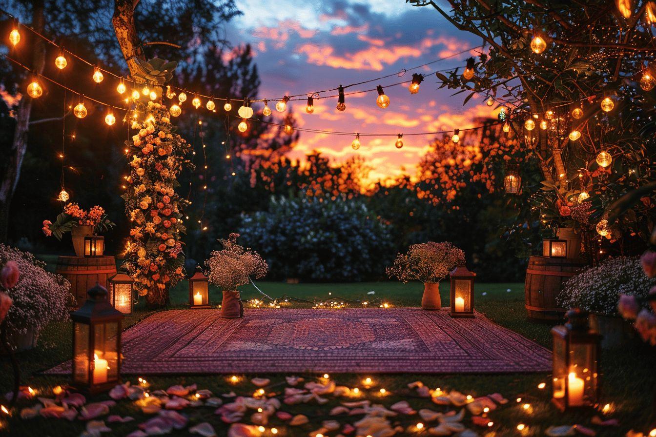Décoration de cérémonie laïque : idées créatives pour un cadre enchanteur