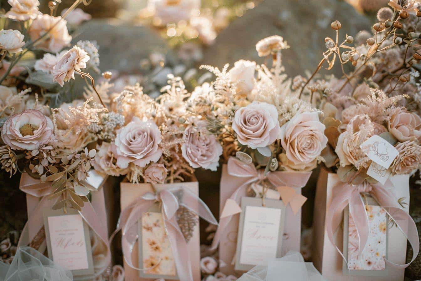 Idées créatives pour composer le sac d’invités parfait pour votre mariage