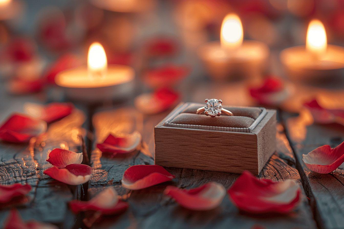 Idées de cadeaux inoubliables pour une demande en mariage réussie