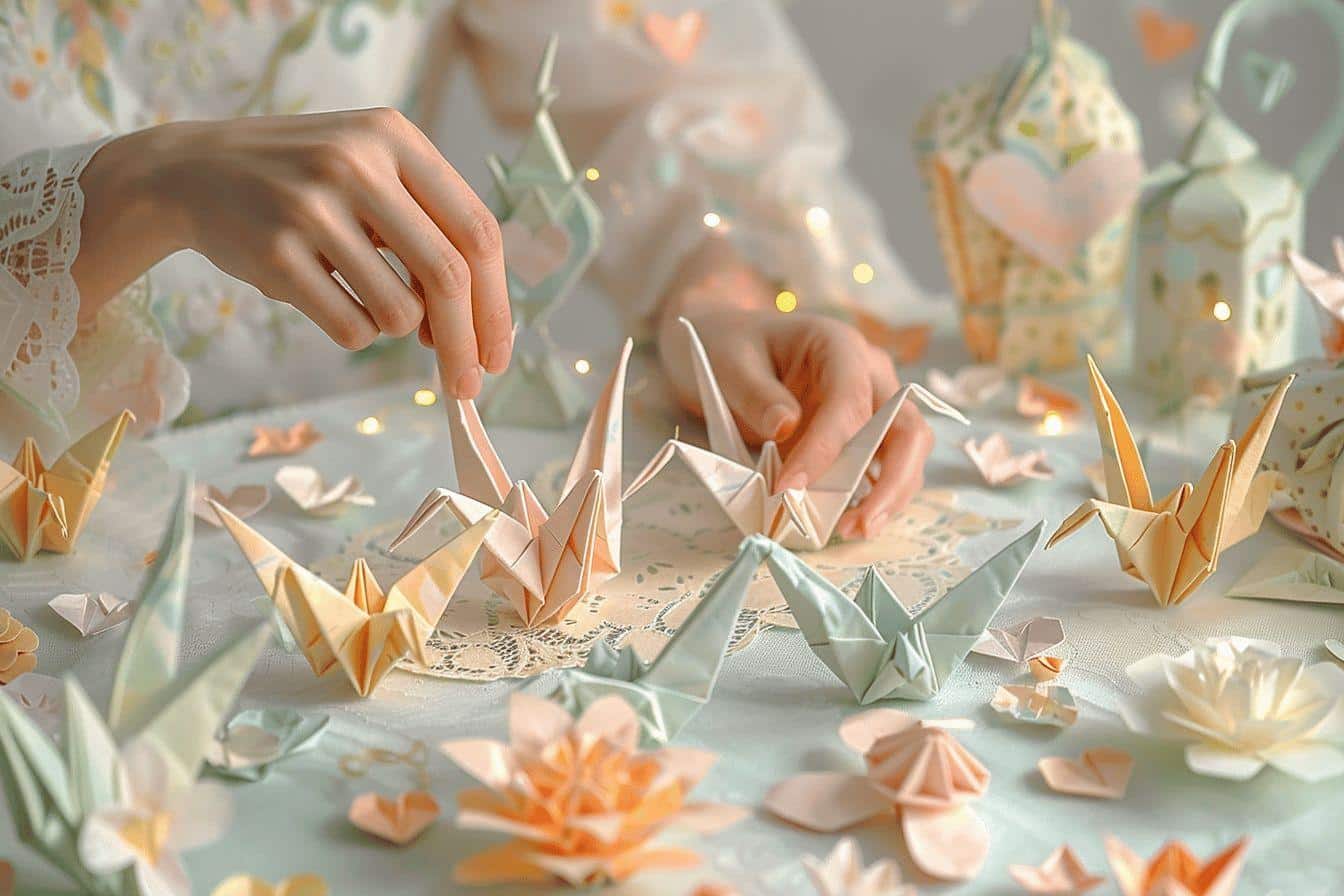 L’art de l’origami pour un mariage élégant et personnalisé