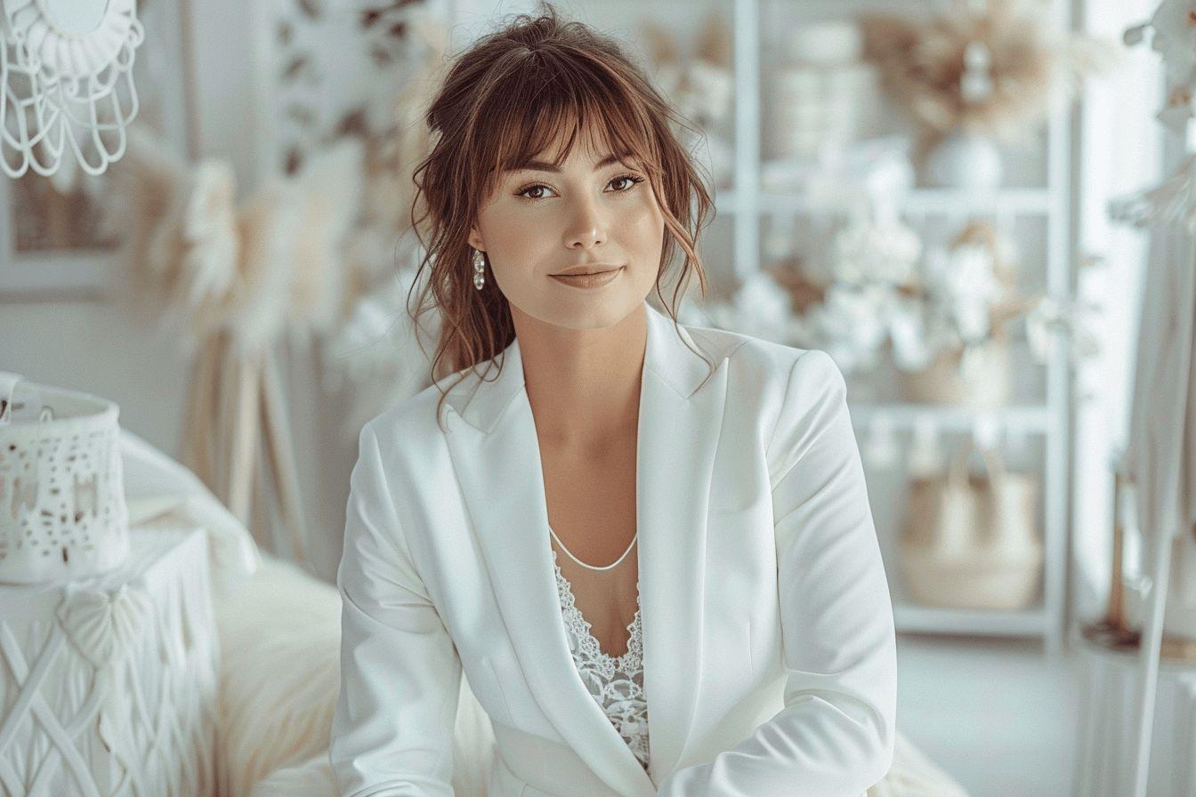 Le costume blanc pour mariage femme : élégance et modernité au rendez-vous