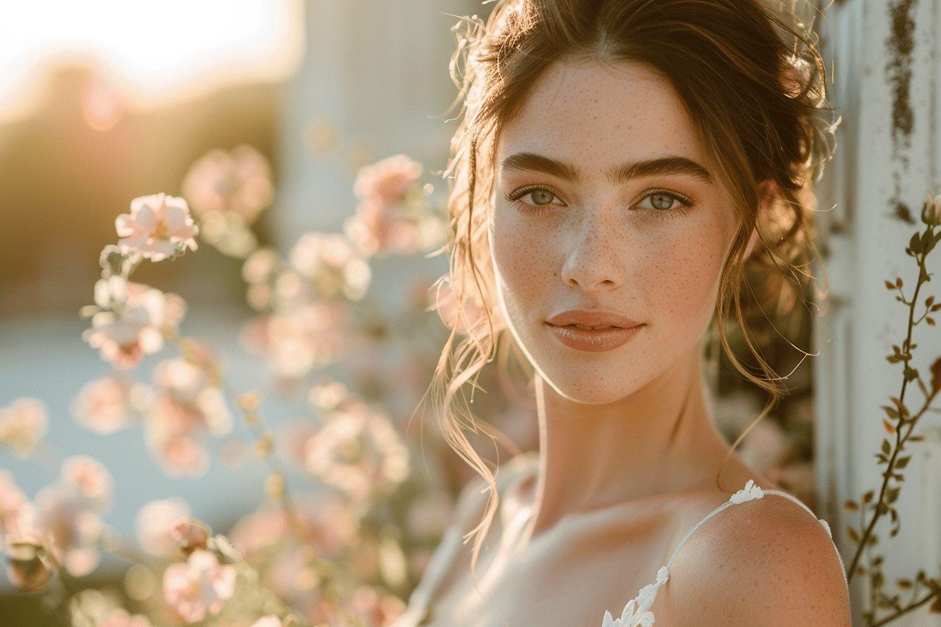 Sublimez votre mariage avec une coiffure cheveux lâchés lisse élégante