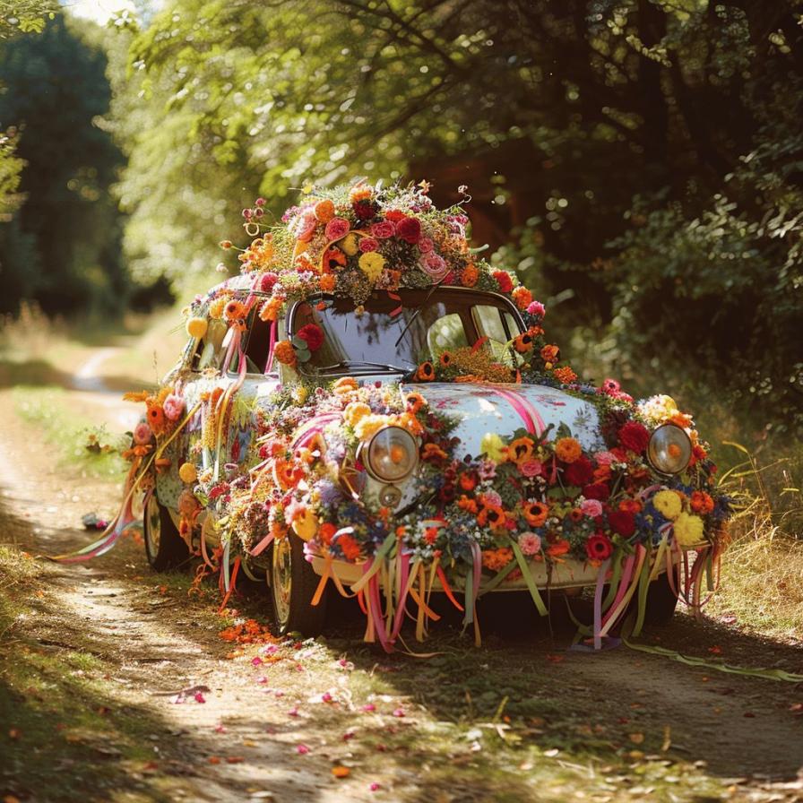 Voiture balai pour un mariage : comment organiser un départ original et festif