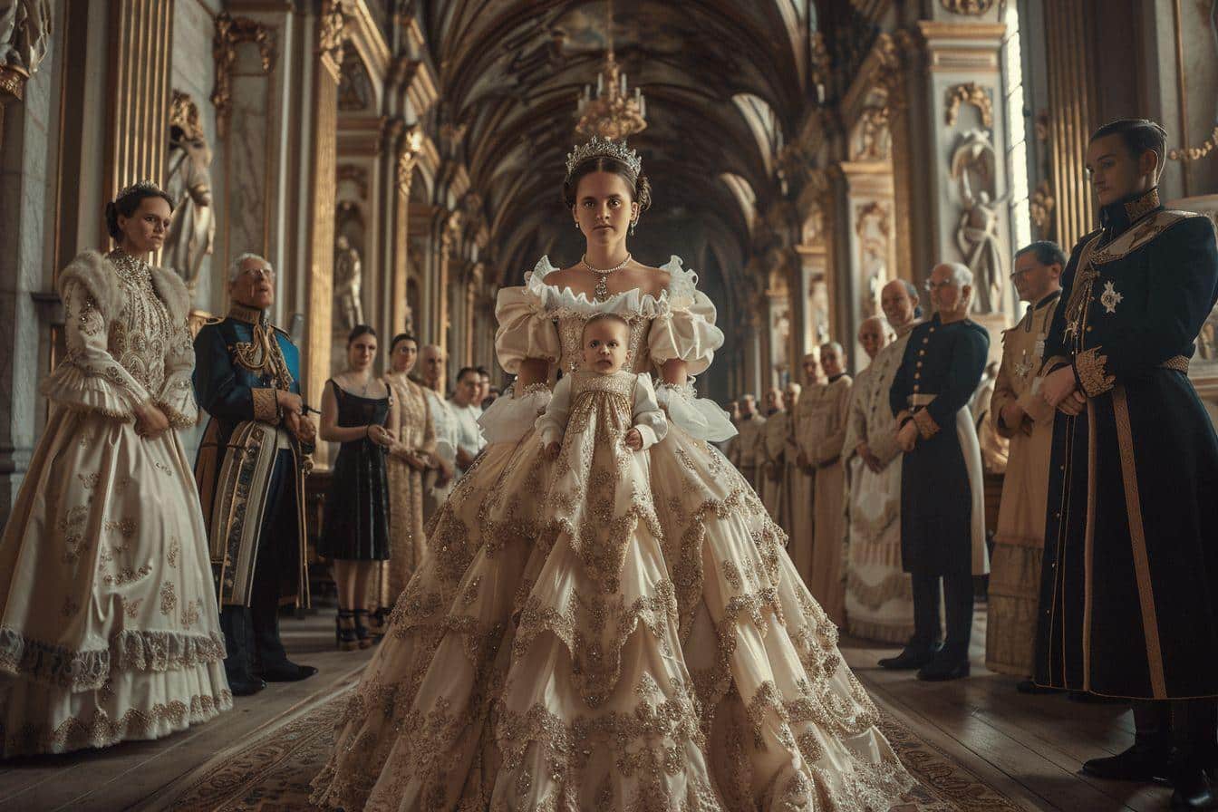 Baptême de la princesse Ines de Suède le jour anniversaire de ses parents