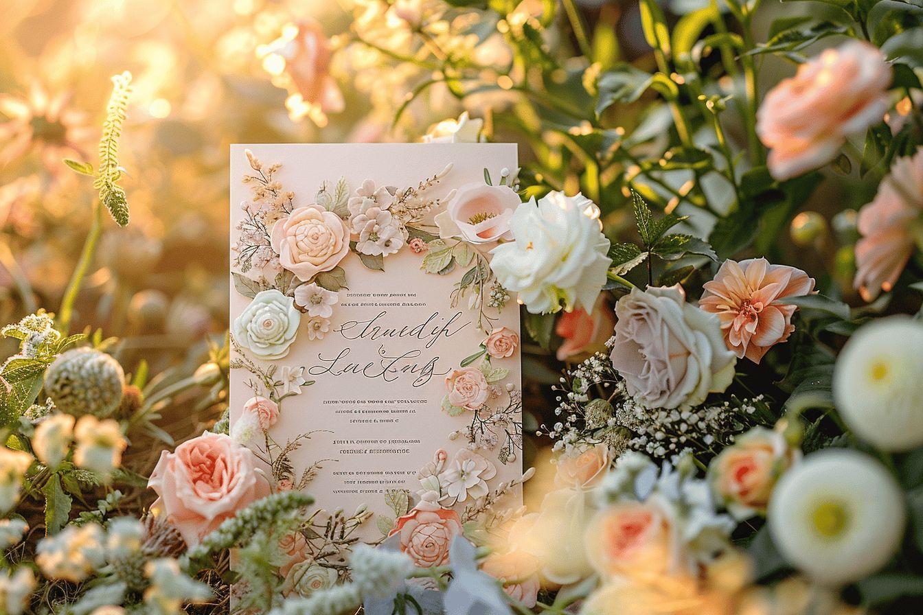 Créer des faire-part originaux pour un mariage inoubliable
