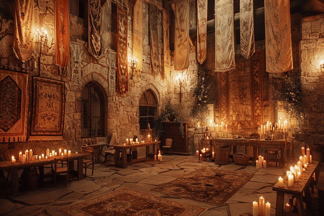 Décoration mariage médiéval : idées pour un événement féerique et authentique