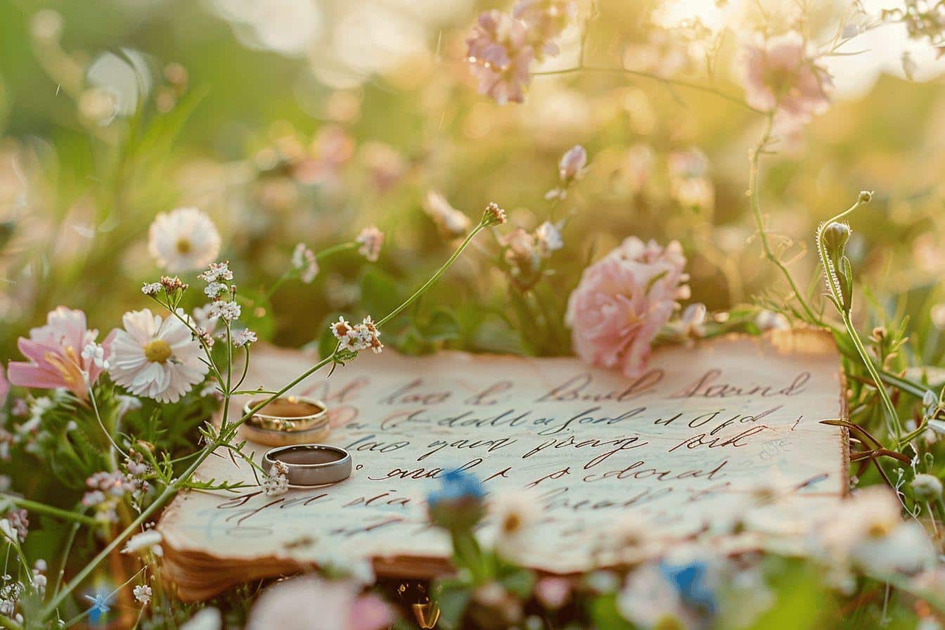Exemple de paroles de chansons pour un mariage inoubliable