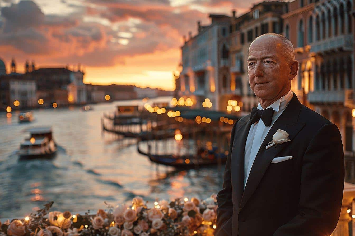 Le mariage somptueux de Jeff Bezos à Venise suscite l’émoi