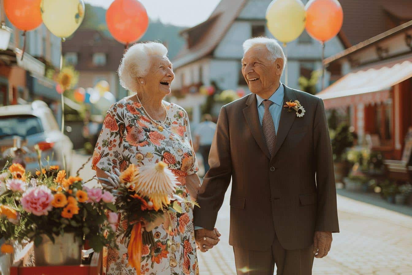 Marguerite et Raymond célèbrent 74 ans de mariage à Simard