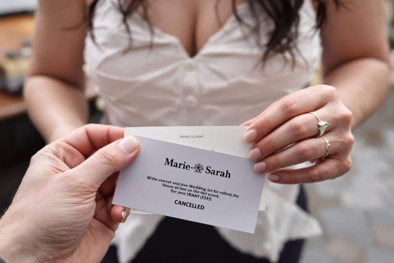 Marie-Sarah demande remboursement après annulation du salon du mariage à Avranches