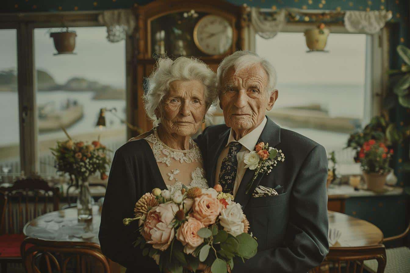 Martine et Bernard célèbrent 50 ans de mariage dans leur salle de fête morbihannaise