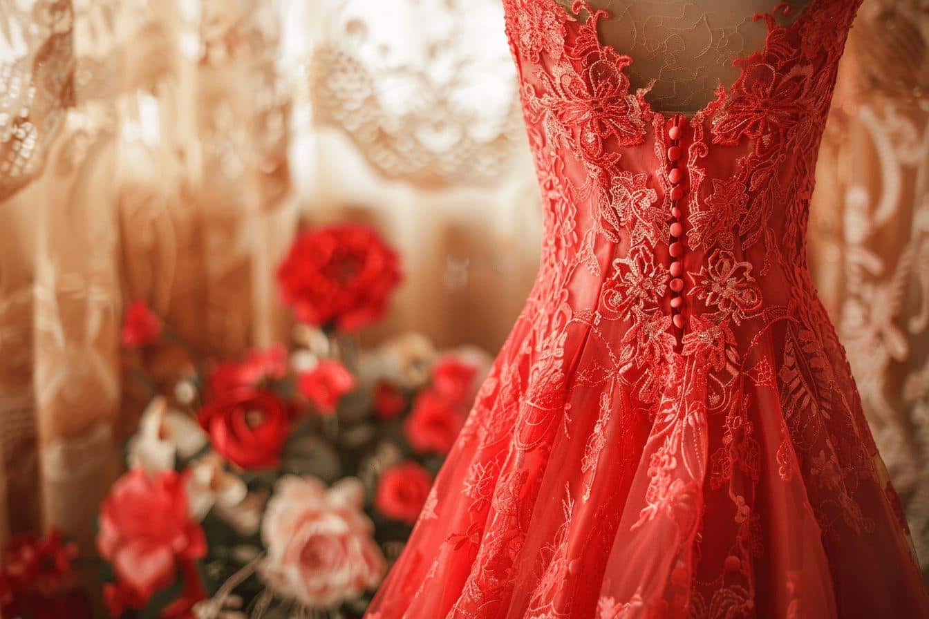Robes rouges de mariage : tendances et astuces pour un look inoubliable