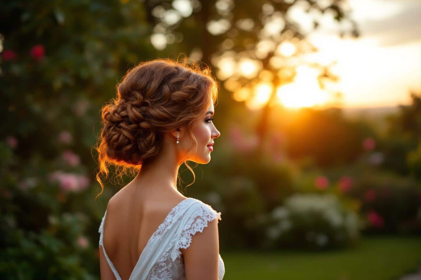 Sublimez vos cheveux bouclés pour un mariage inoubliable