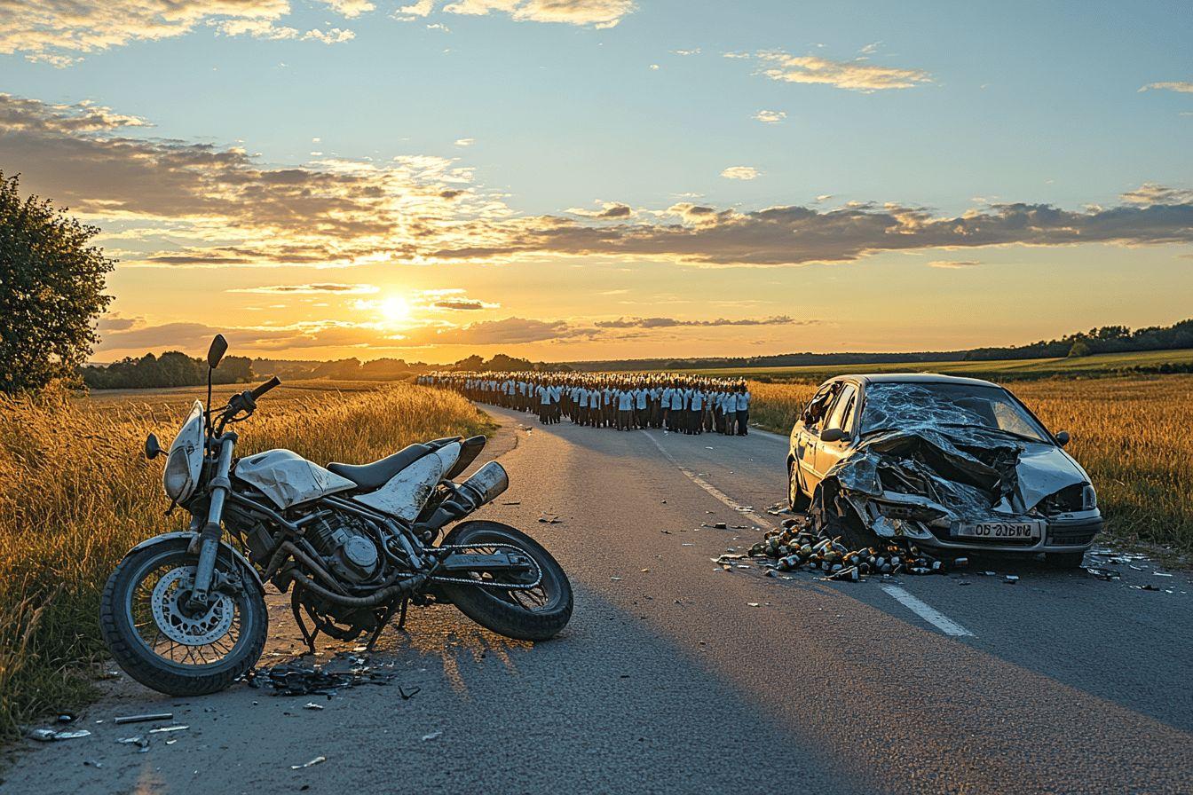 Week-end chaotique dans la Drôme : ivresse au volant, motard blessé et mariage bloquant la route
