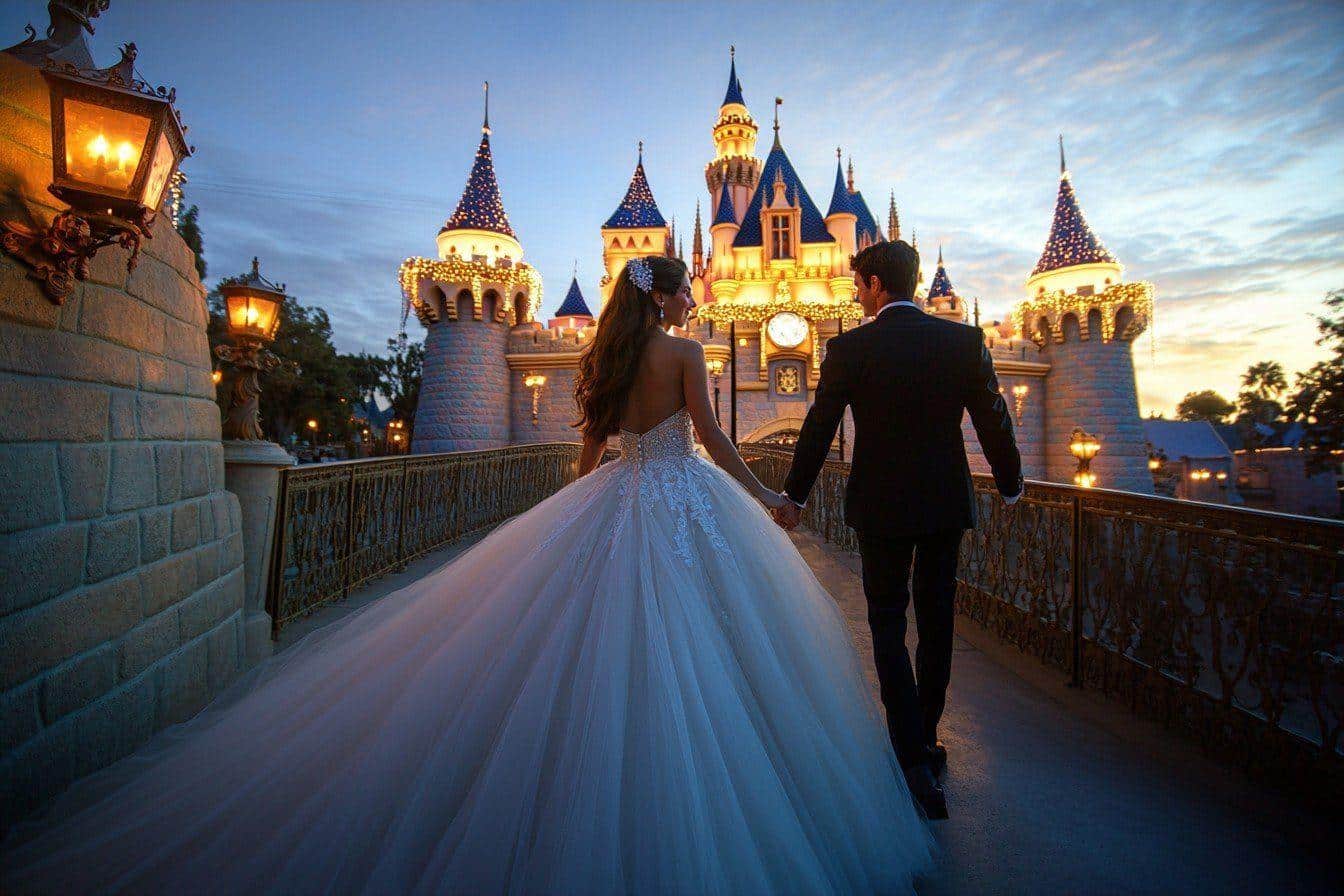 Mariage controversé à Disneyland : un parc privatisé étonne