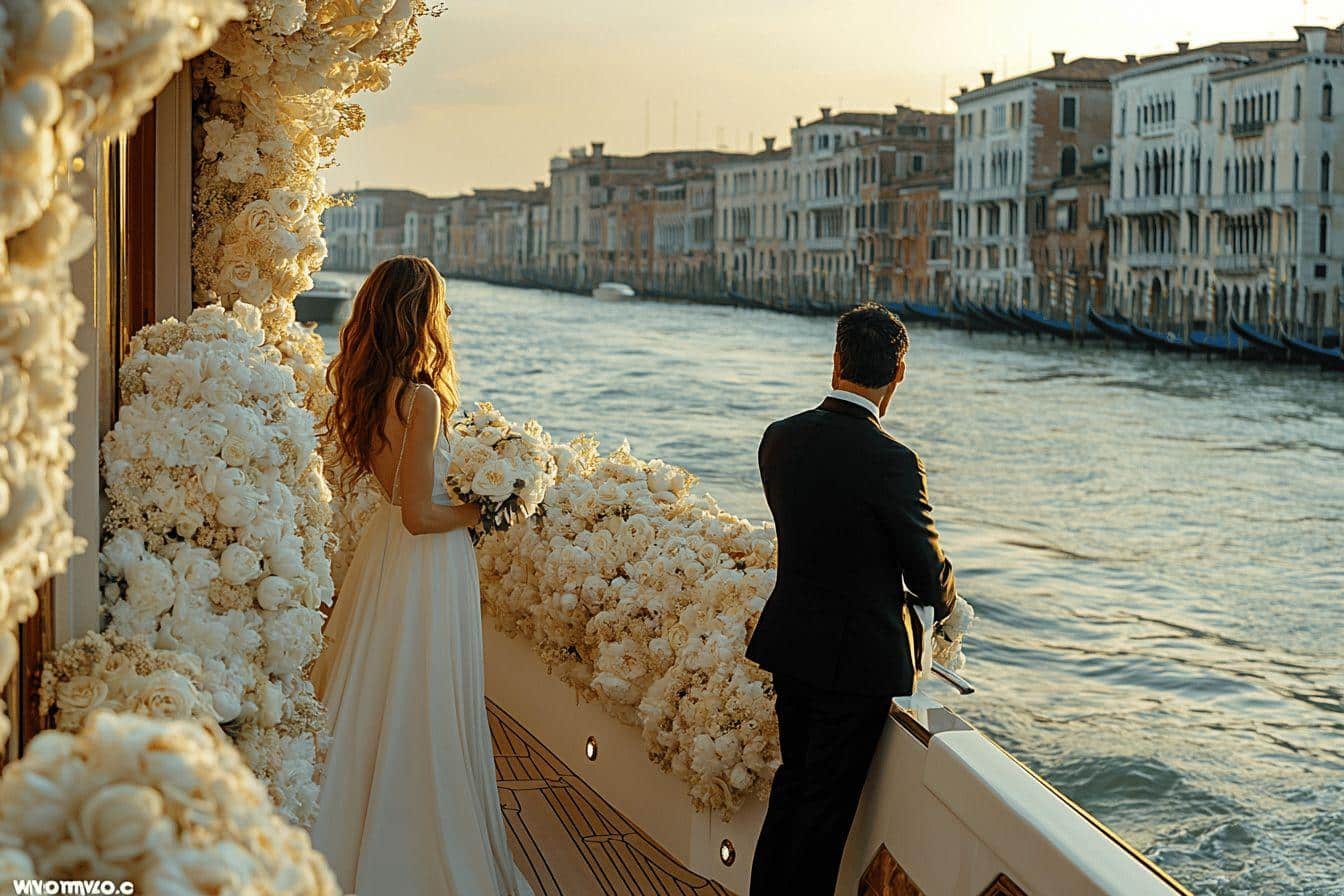 Mariage controversé de Jeff Bezos et Lauren Sanchez à Venise en images