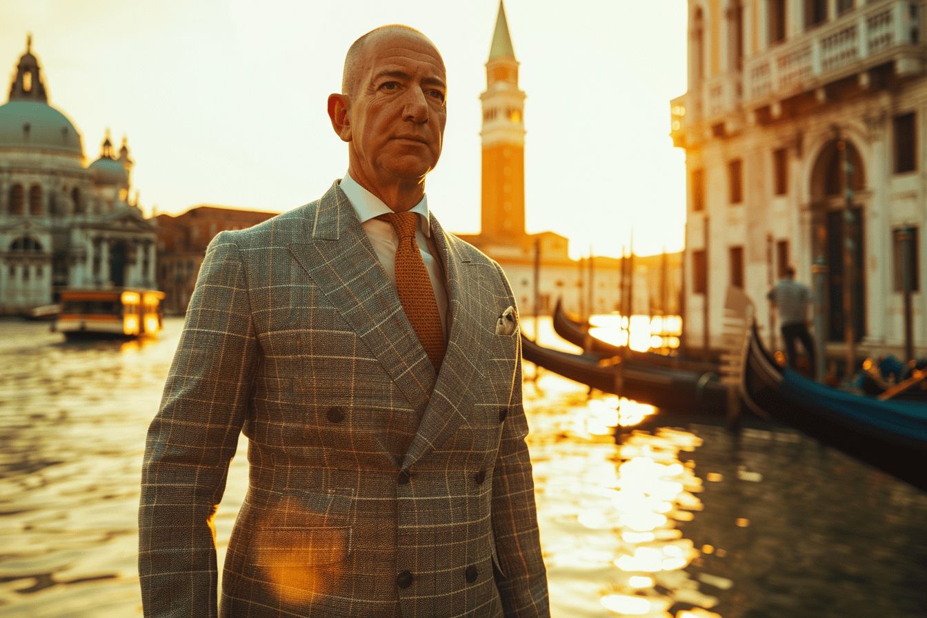 Jeff Bezos se marie à Venise et crée la controverse