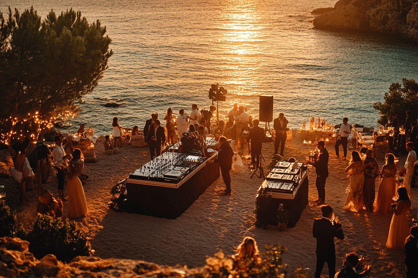 Le mariage de Dylan Deschamps se poursuit en fête à Ibiza