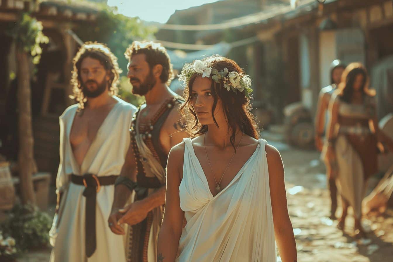 Mariage à la mode gauloise pour Sylvila et Pascalix dans un village