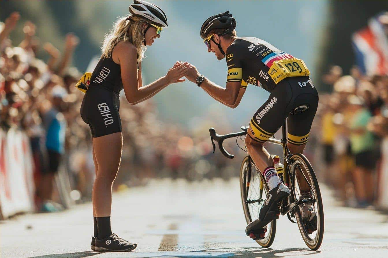 Quinn Simmons fait sa demande en mariage au Tour de France