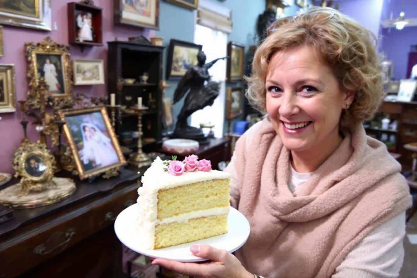 Un admirateur achète une part du gâteau de mariage d’Elizabeth II 78 ans après