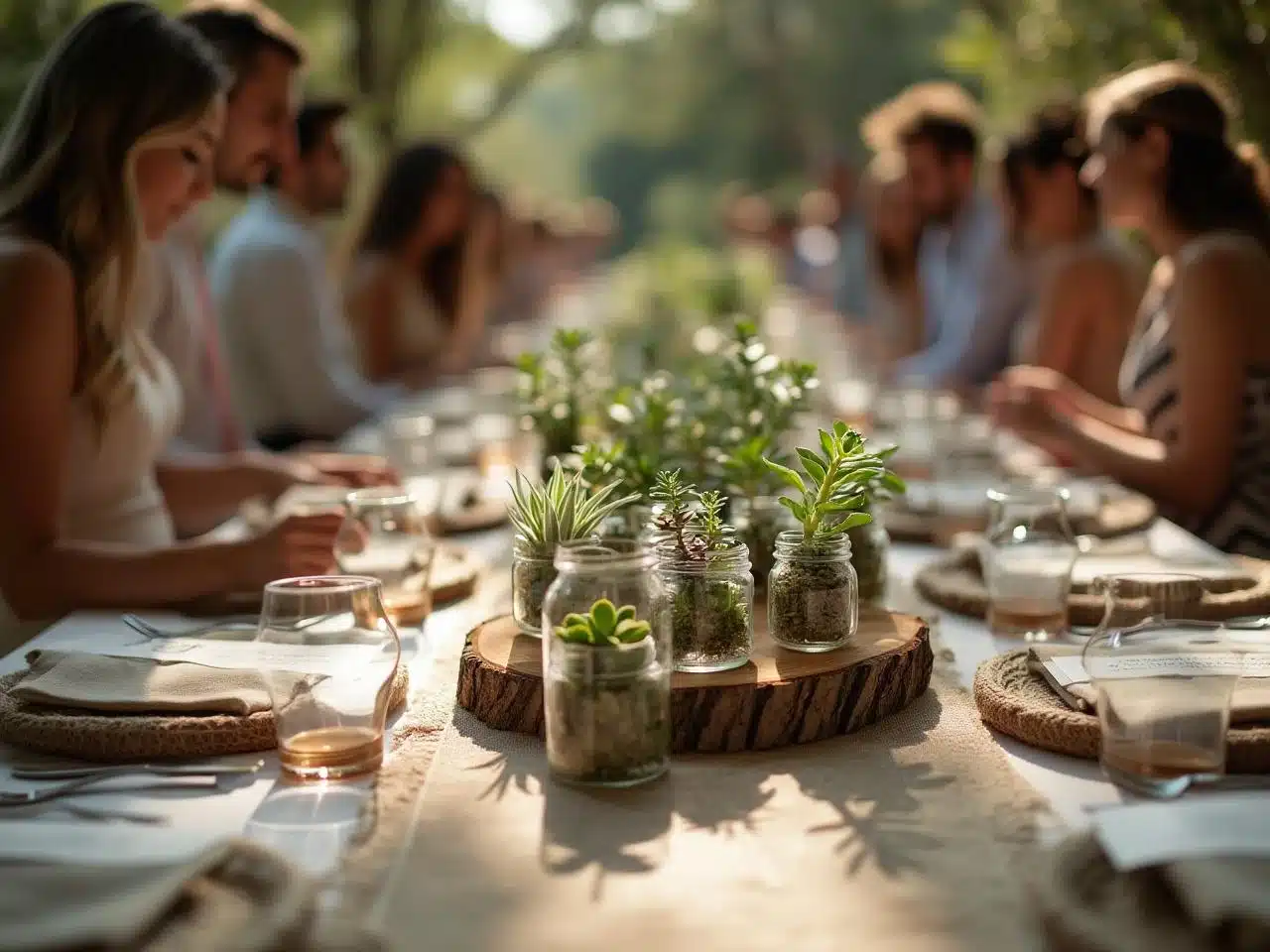 Photo centre-table-ecologique-mariage-decor-durable