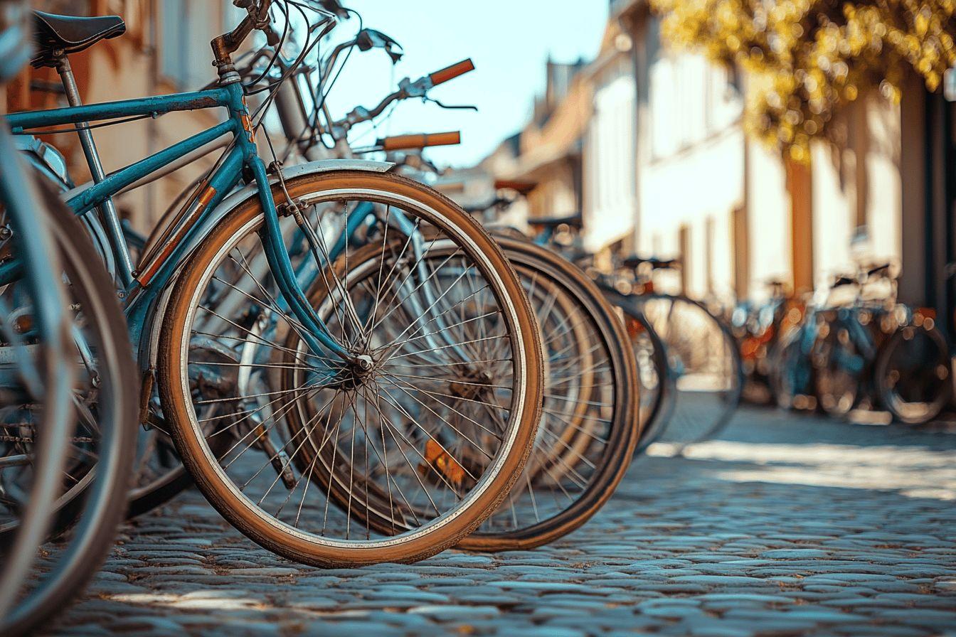 Chasse aux vieux vélos pour un anniversaire de mariage à Angers