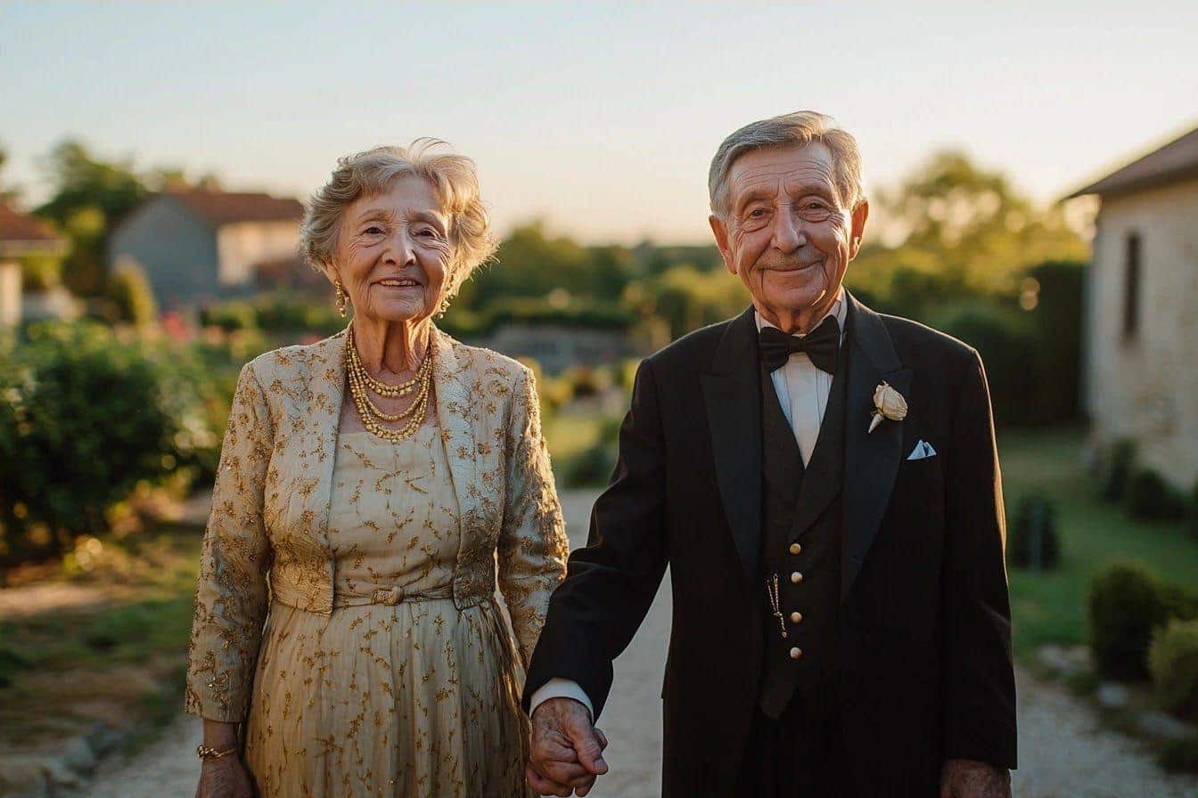 Éliane et Gilbert Sarcy fêtent leurs 60 ans de mariage à Burdignin