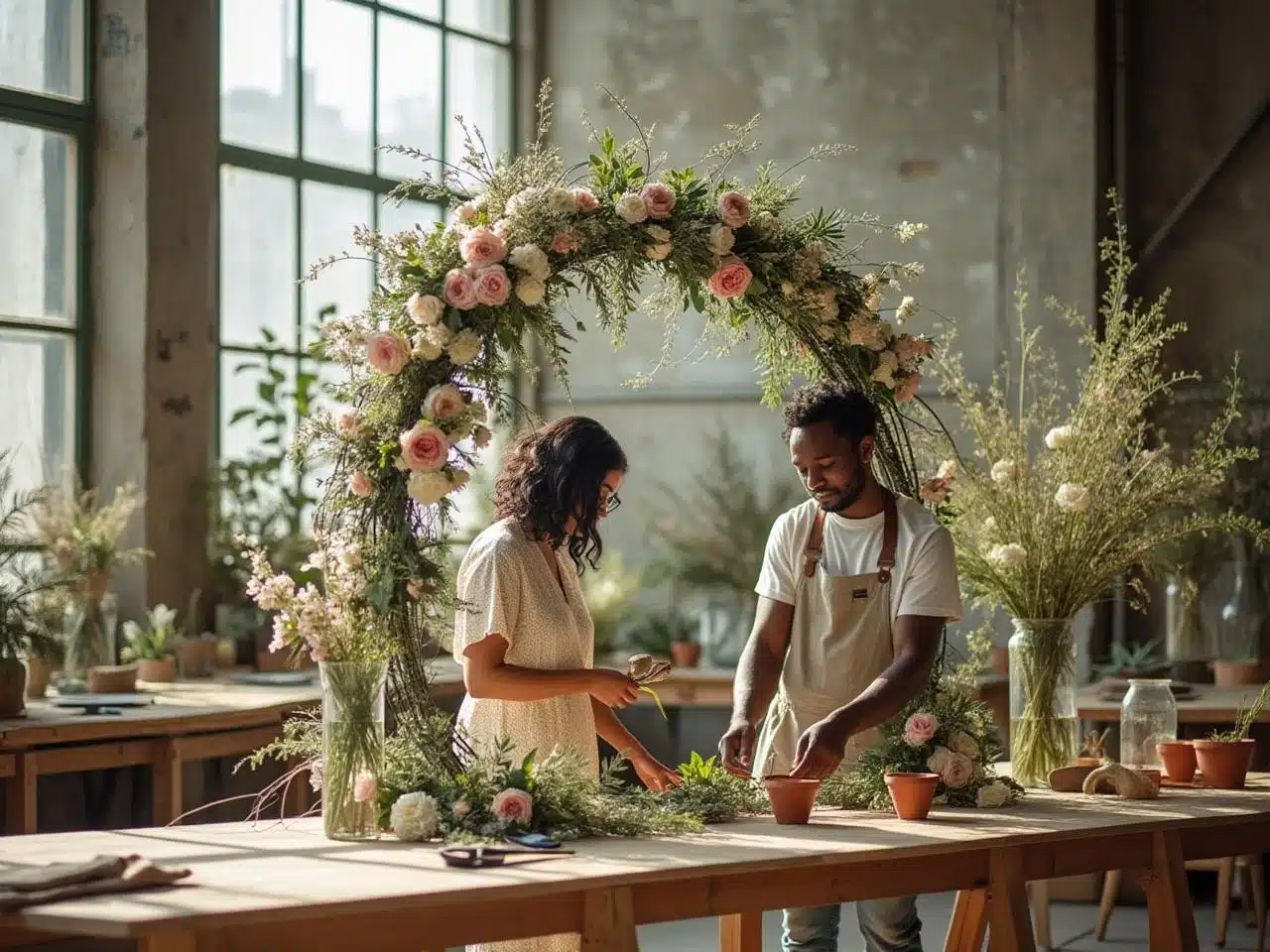 Photo fleuriste-eco-responsable-mariage-gachis-floral