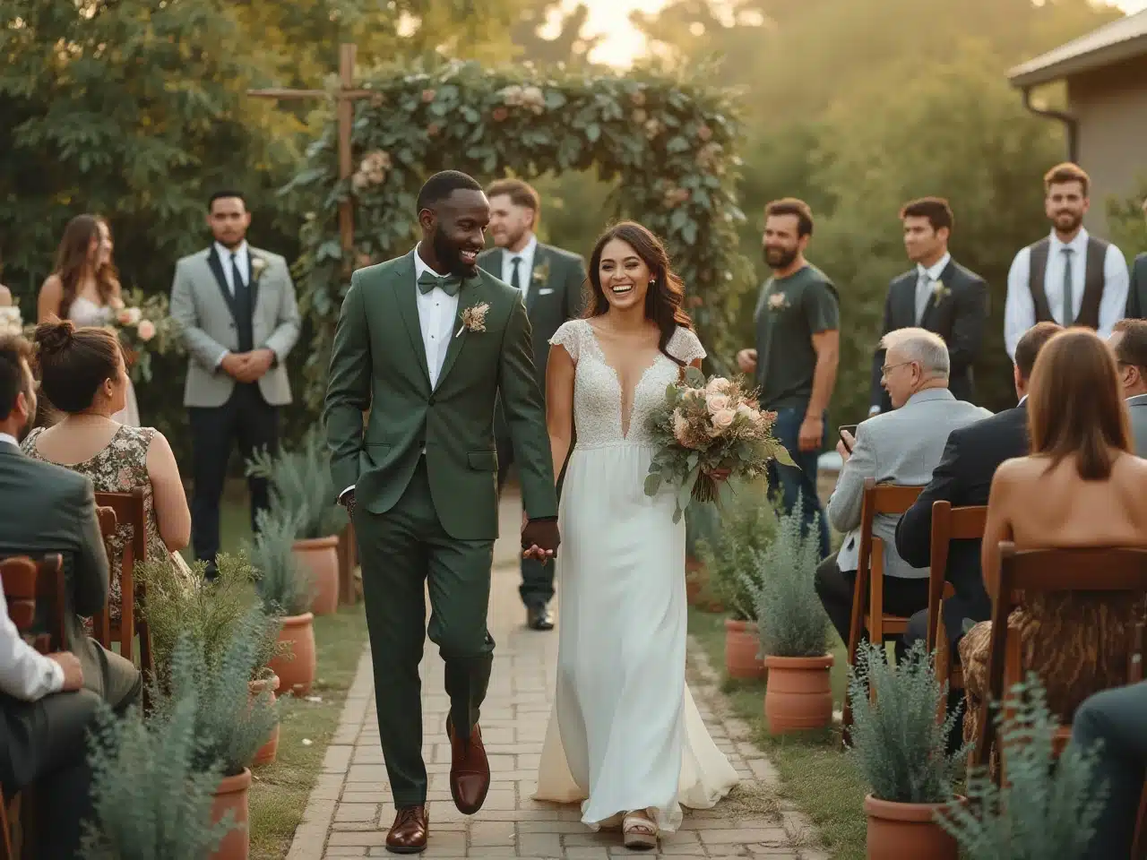 Photo deco-mariage-vert-ecoresponsable