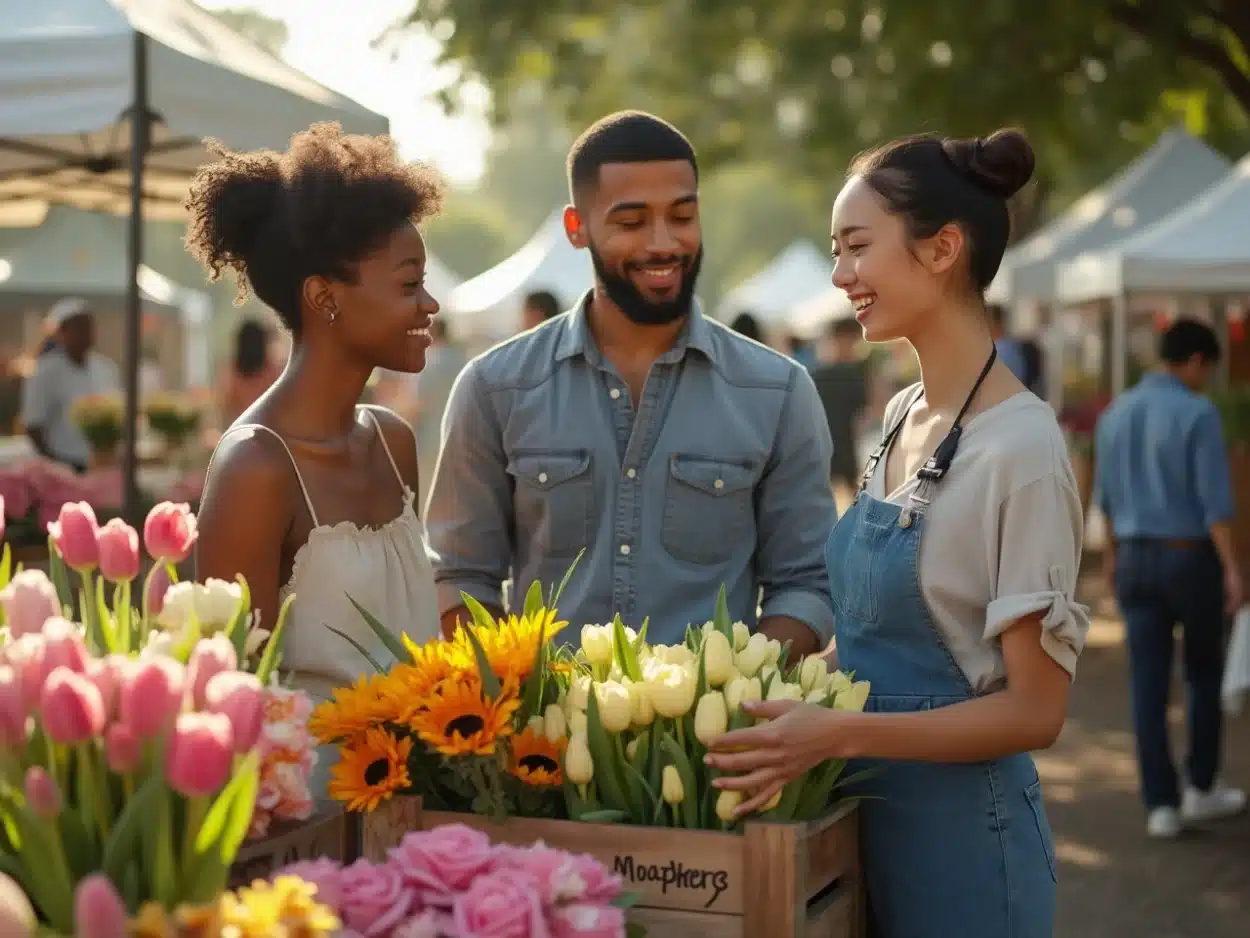 Photo fleurs-saison-mariage-bouquet-durable