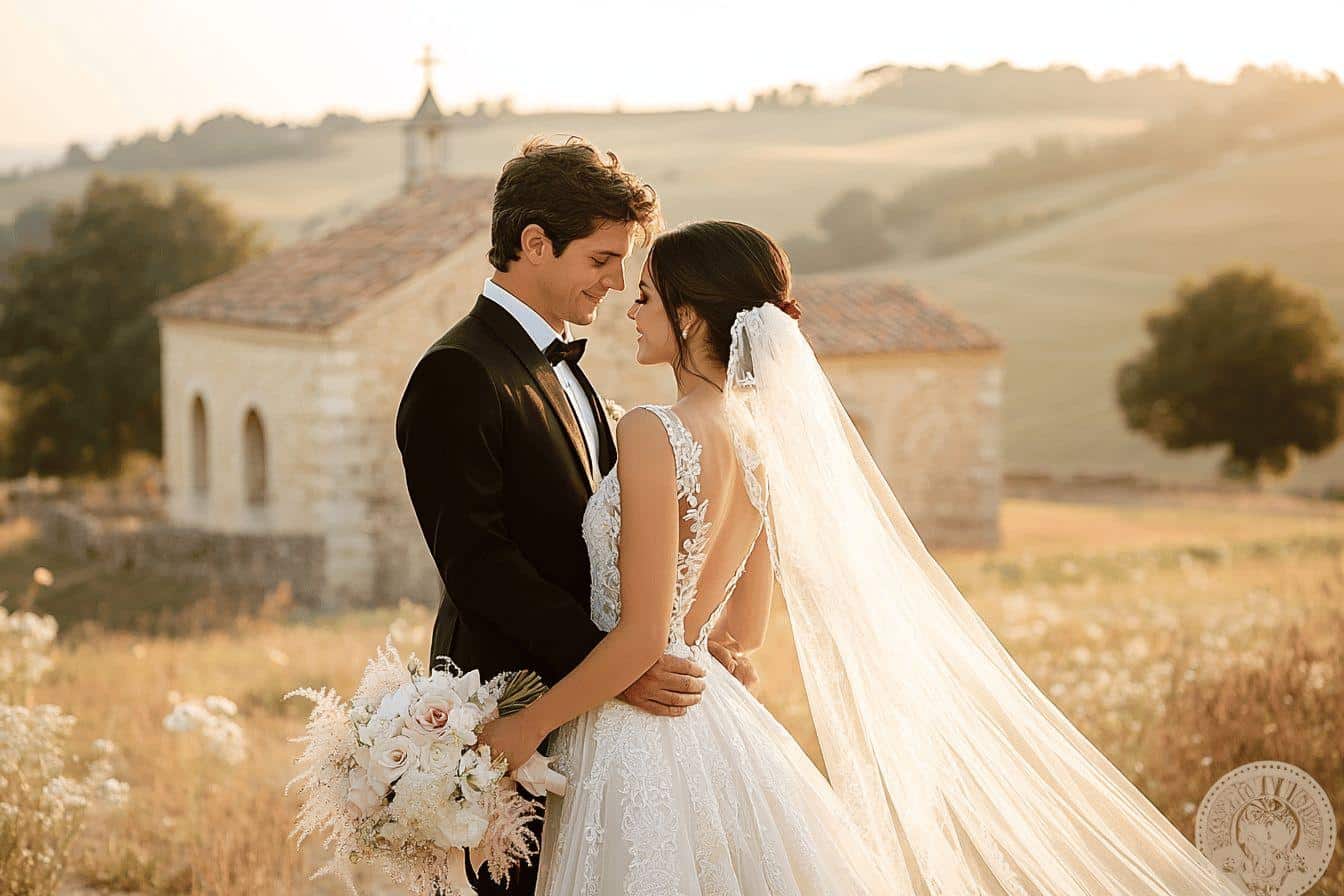 Mariage franco-vénézuélien célébré à la chapelle de Marciac