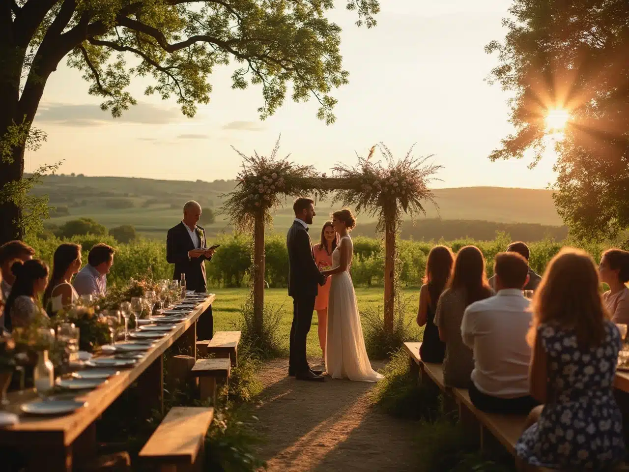 Photo mariage-vert-normandie-ceremonie-ecoresponsable