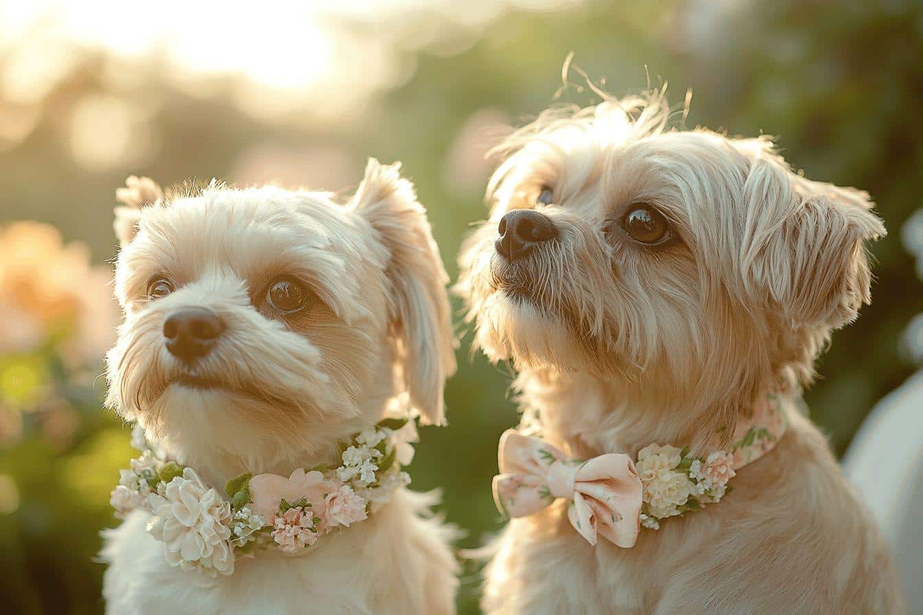 Morbihan : Une petsitter habille et prépare les chiens pour les mariages