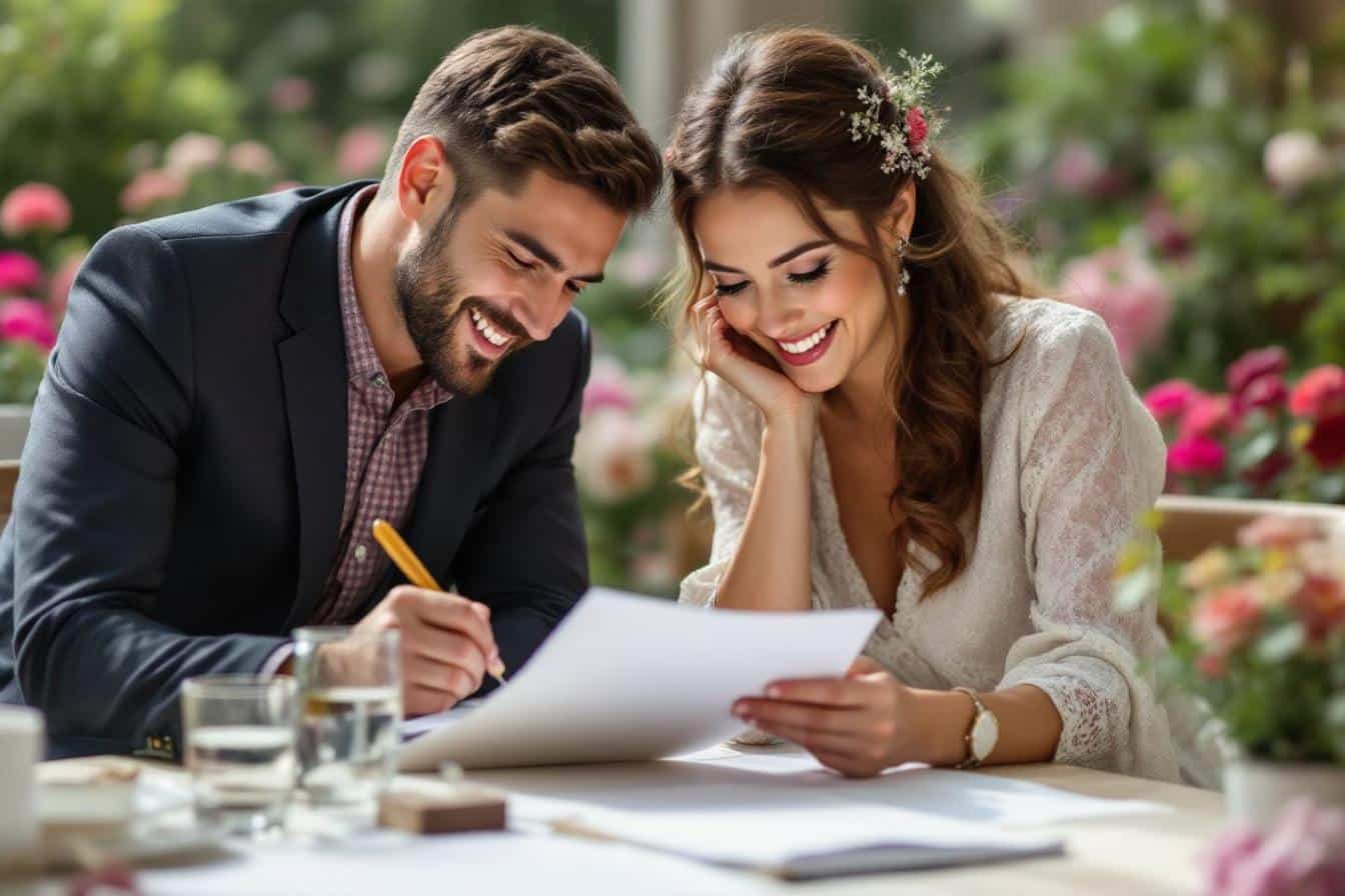 Avancée des préparatifs pour un couple de Mariés au premier regard