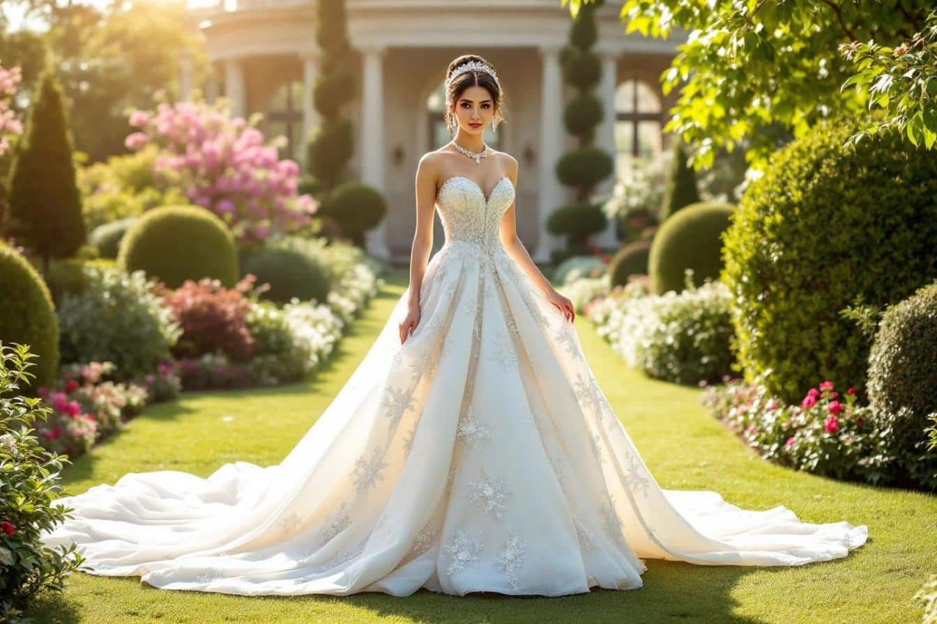 Nina de Grèce : son élégante robe de mariée Chanel