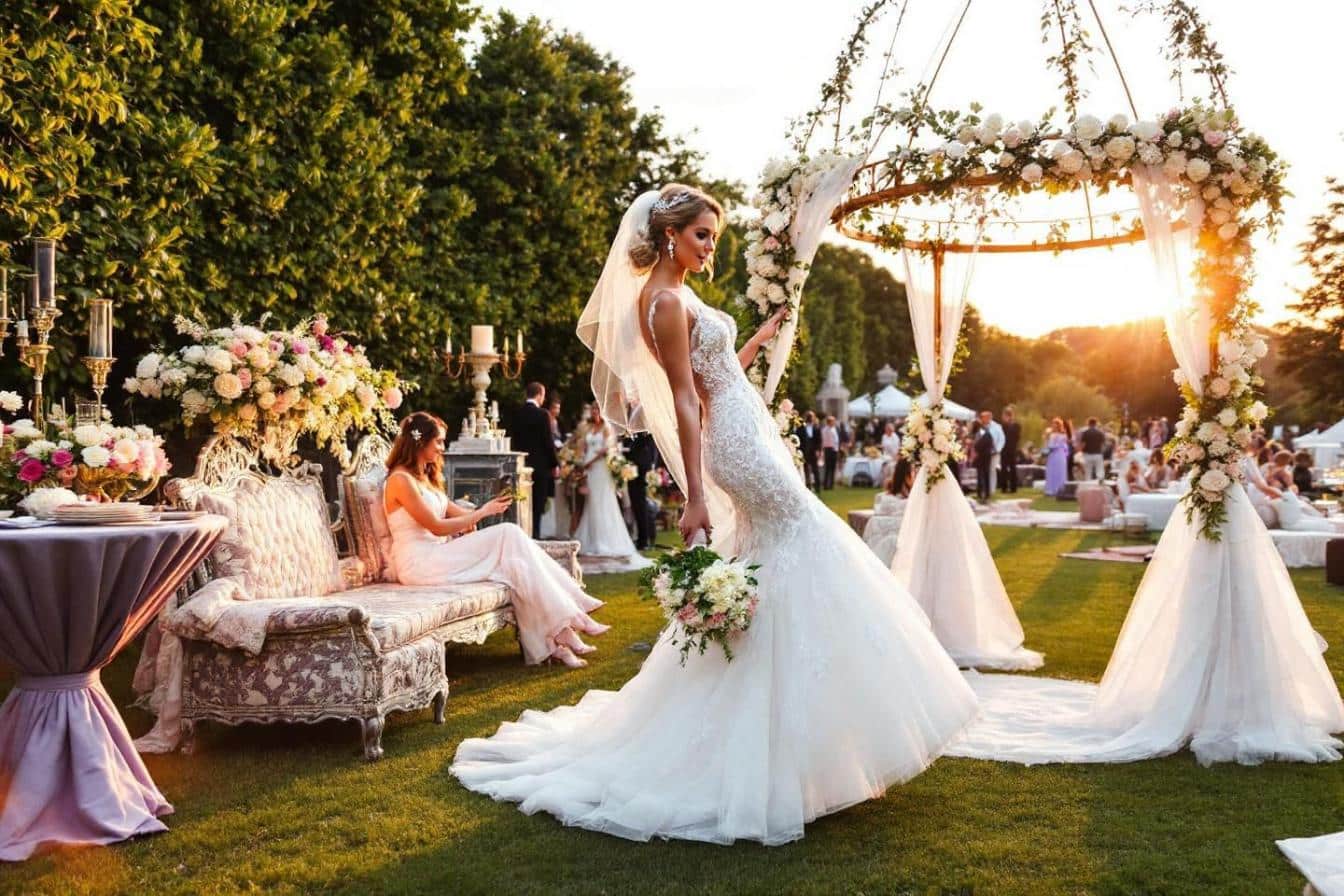 Salon du mariage au château de Kérézellec à Tréflévénez