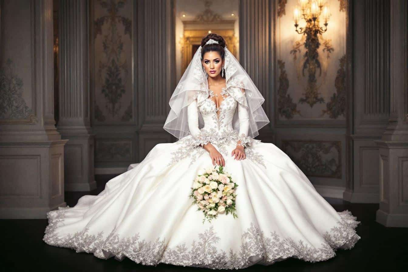 Sonia Rolland crée sa propre robe de mariée « impériale »
