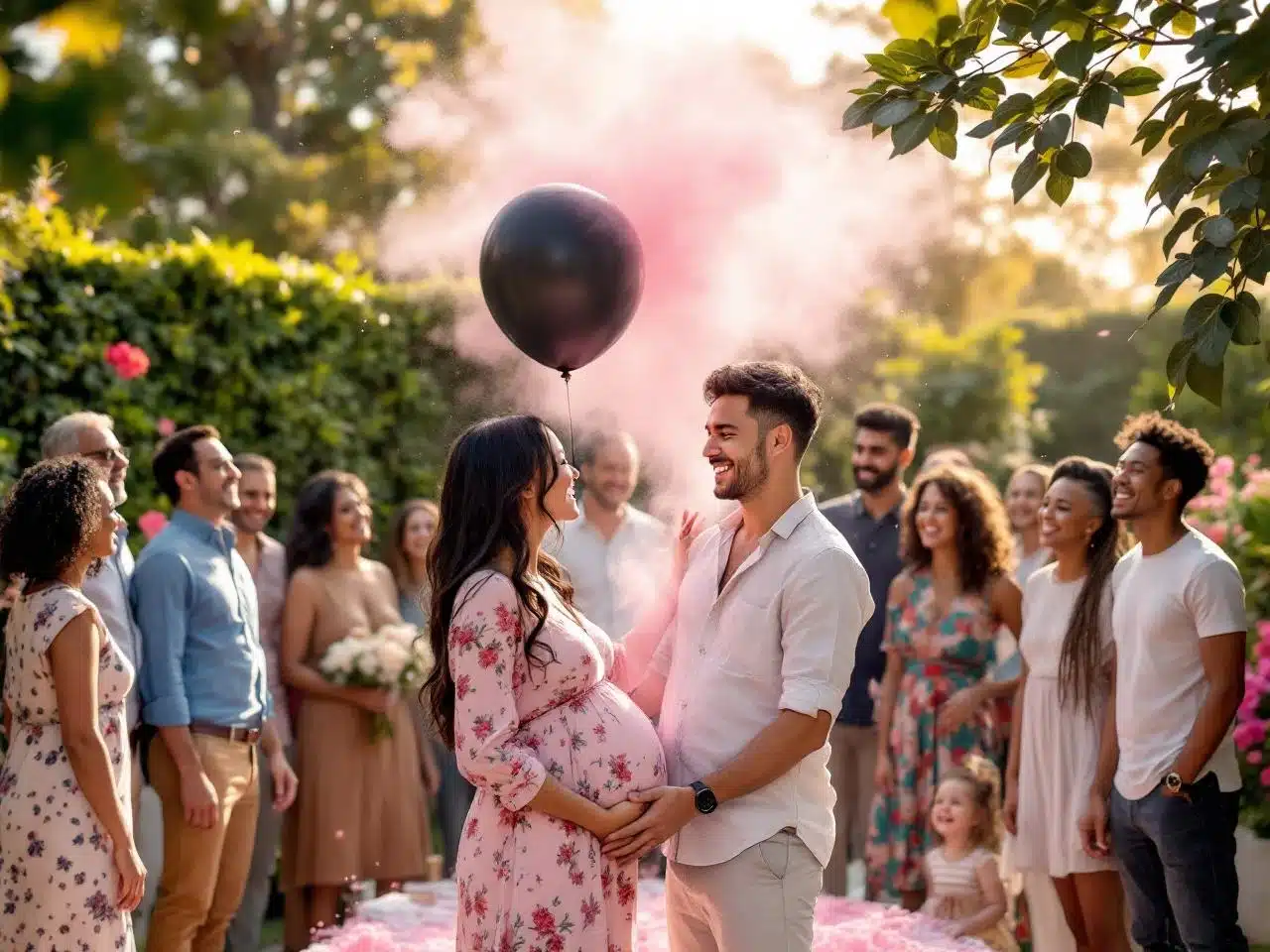 Photo gender-reveal-party-revele-sexe-bebe