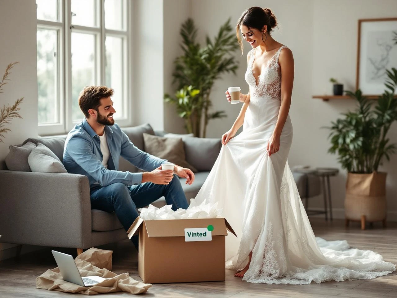 Photo robe-vinted-mariee-anti-gaspillage