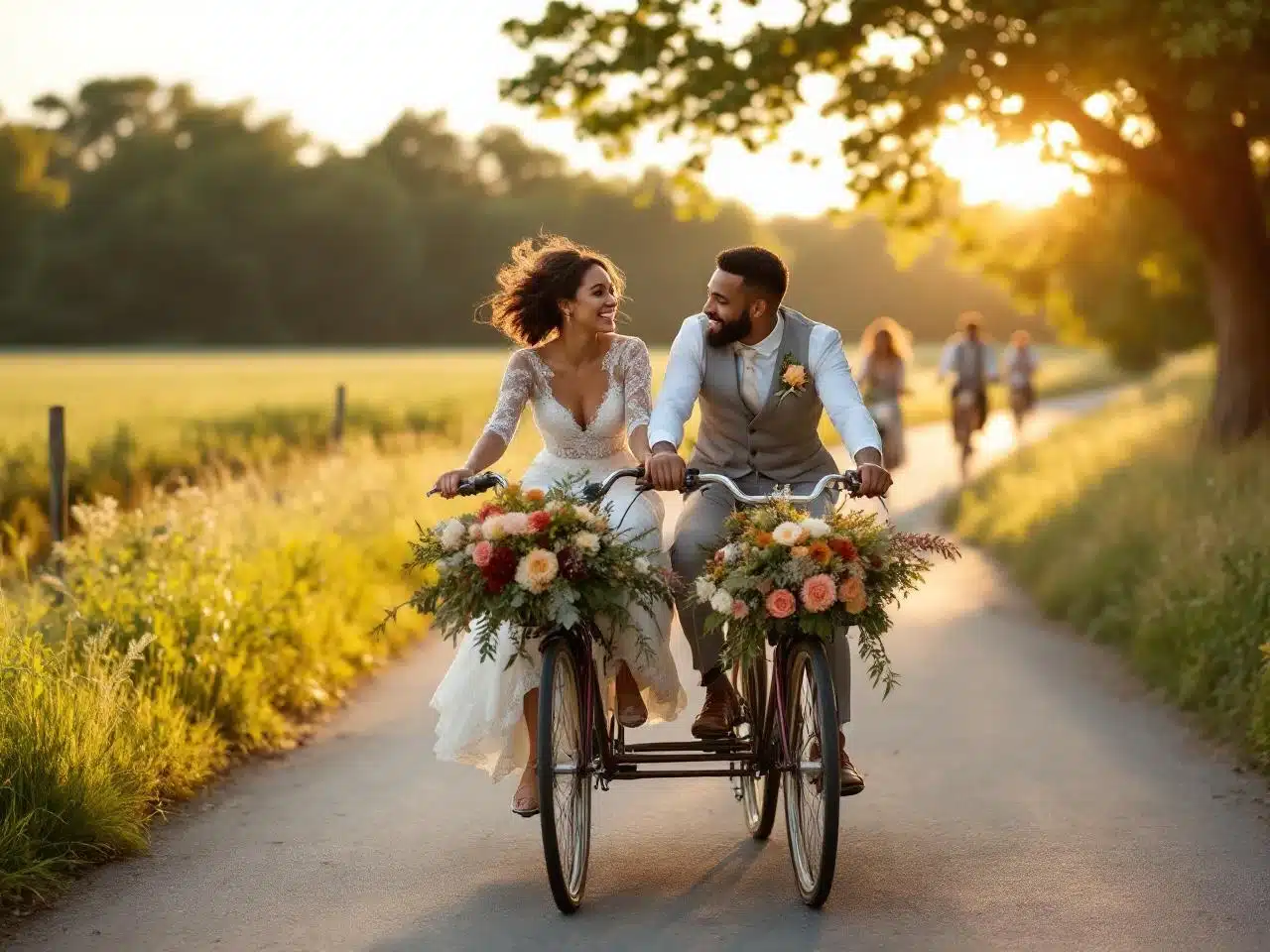 Photo transport-mariage-ecologique-velo-caleche