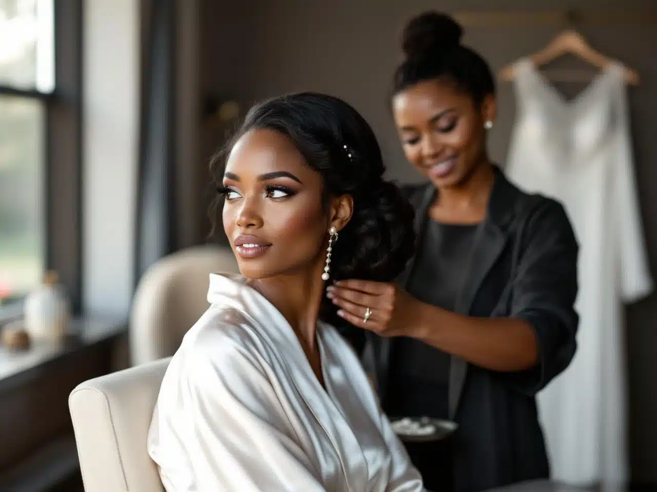 Photo chignon-mariage-afro-coiffure