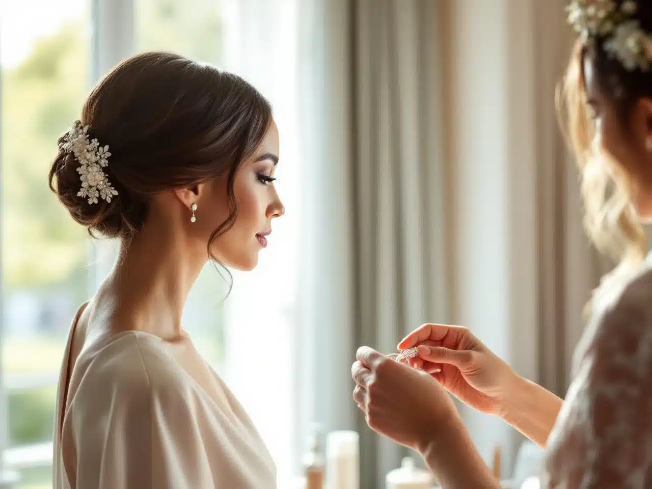 Photo chignon-mariee-cheveux-courts-astuces